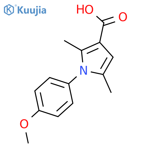 1-(4-Methoxyphenyl)-2,5-dimethyl-1H-pyrrole-3-carboxylic Acid structure