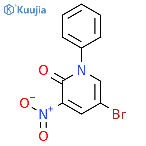 5-bromo-3-nitro-1-phenylpyridin-2(1H)-one structure