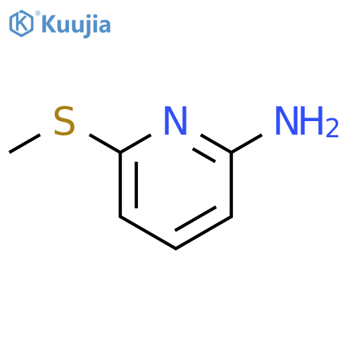 6-(methylthio)pyridin-2-amine structure