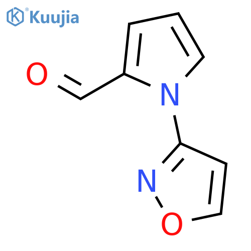 1-(3-isoxazolyl)-1H-pyrrole-2-carbaldehyde structure