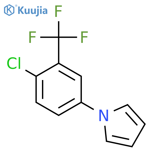1-4-Chloro-3-(trifluoromethyl)phenyl-1H-pyrrole structure