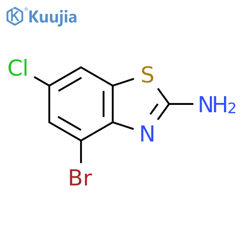 4-Bromo-6-chloro-1,3-benzothiazol-2-amine structure