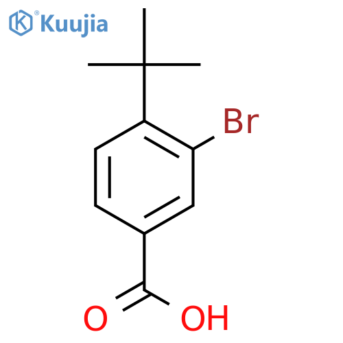 3-Bromo-4-tert-butylbenzoicacid structure