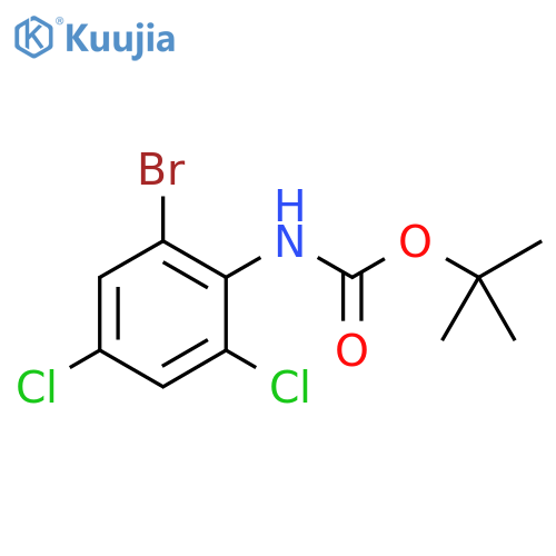 tert-Butyl (2-bromo-4,6-dichlorophenyl)carbamate structure