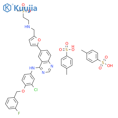 Lapatinib ditosylate structure