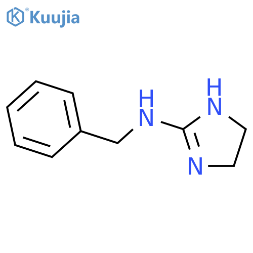 N-benzyl-4,5-dihydro-1H-imidazol-2-amine structure