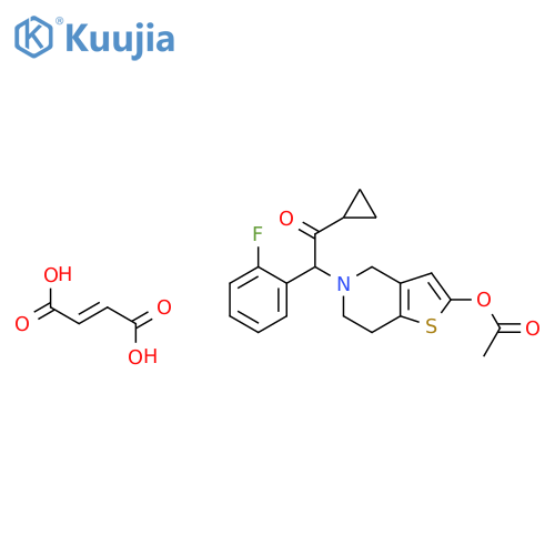 Prasugrel (Maleic acid) structure