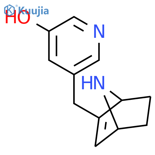 3-Pyridinol, 5-(7-azabicyclo[2.2.1]hept-2-en-2-ylmethyl)- structure