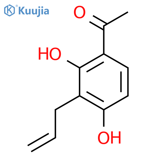 1-(3-Allyl-2,4-dihydroxyphenyl)ethanone structure