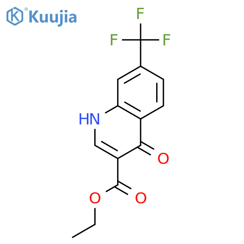 Ethyl 4-Hydroxy-7-(trifluoromethyl)quinoline-3-carboxylate structure