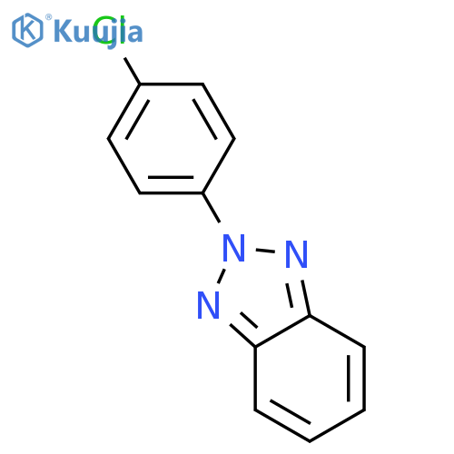 2H-BENZOTRIAZOLE, 2-(4-CHLOROPHENYL)- structure