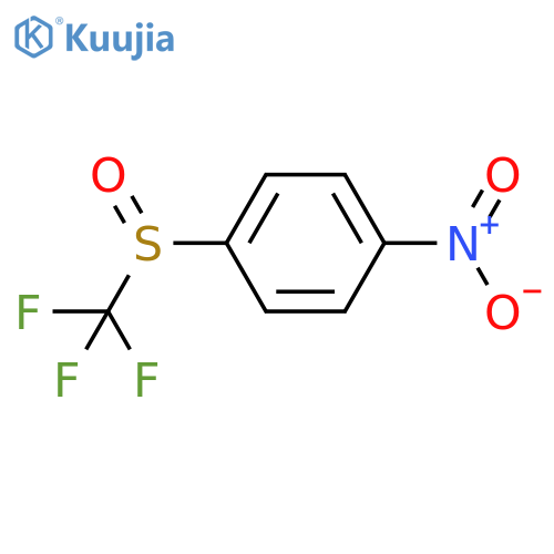 4-NITROPHENYL TRIFLUOROMETHYL SULPHOXIDE structure