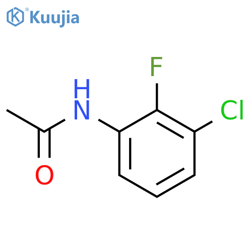 N-(3-chloro-2-fluorophenyl)acetamide structure
