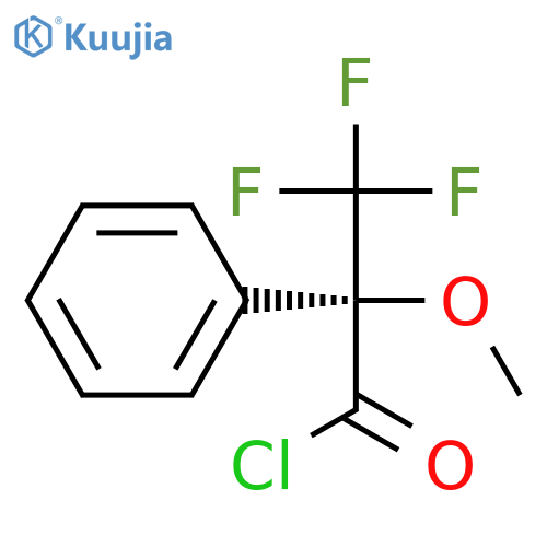 (R)-(-)-α-Methoxy-α-(trifluoromethyl)phenylacetyl Chloride structure