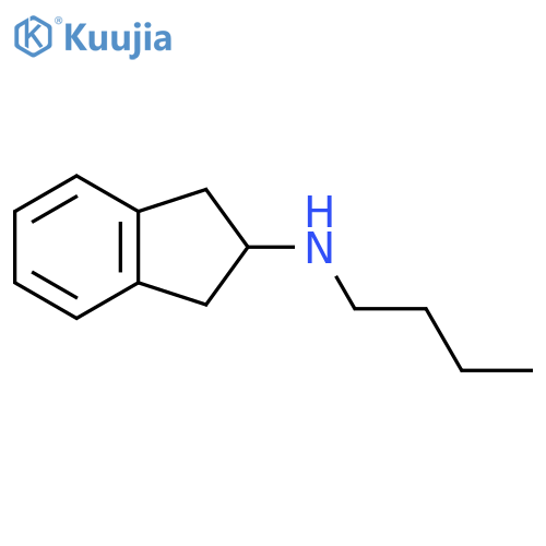 N-butyl-2,3-dihydro-1H-inden-2-amine structure