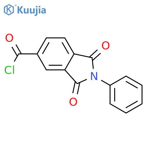 1H-Isoindole-5-carbonyl chloride, 2,3-dihydro-1,3-dioxo-2-phenyl- structure