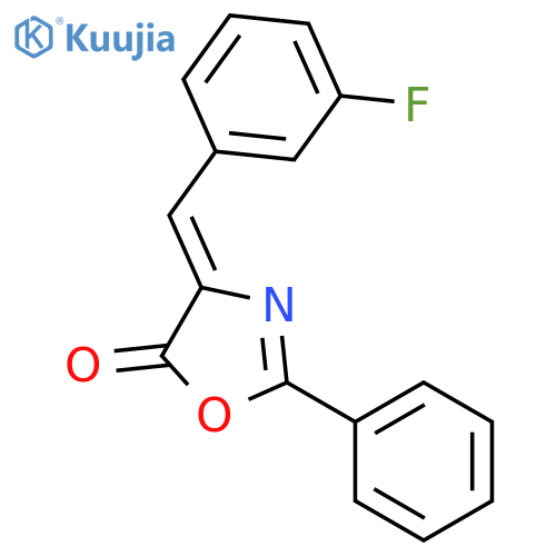 5(4H)-Oxazolone,4-[(3-fluorophenyl)methylene]-2-phenyl- structure
