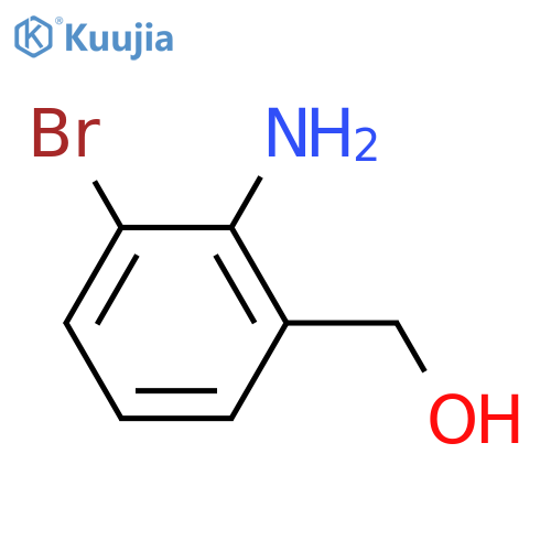 (2-Amino-3-bromophenyl)methanol structure