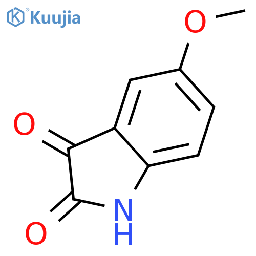 5-methoxy-2,3-dihydro-1H-indole-2,3-dione structure