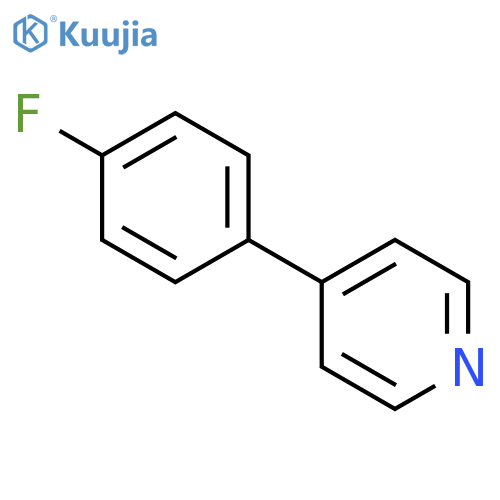 Pyridine, 4-(4-fluorophenyl)- structure