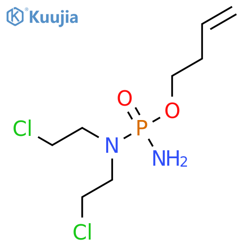 O-(3-Butenyl)-N,N-bis(2-chloroethyl)phosphorodiamidate structure