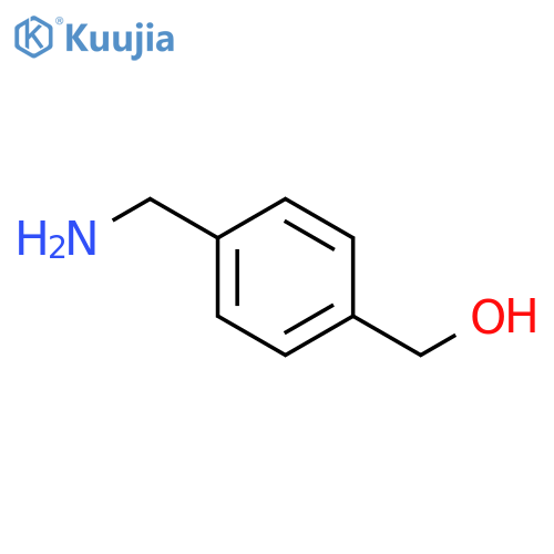 [4-(aminomethyl)phenyl]methanol structure