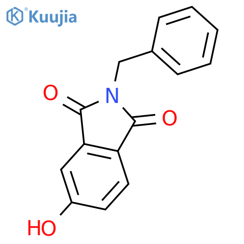 1H-Isoindole-1,3(2H)-dione, 5-hydroxy-2-(phenylmethyl)- structure