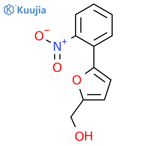 (5-(2-nitrophenyl)furan-2-yl)methanol structure