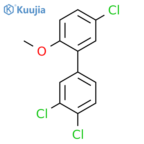 1,1'-BIPHENYL, 3',4',5-TRICHLORO-2-METHOXY- structure