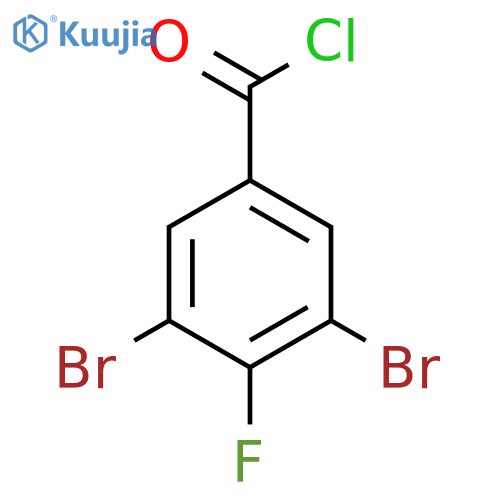 3,5-Dibromo-4-fluorobenzoyl chloride structure