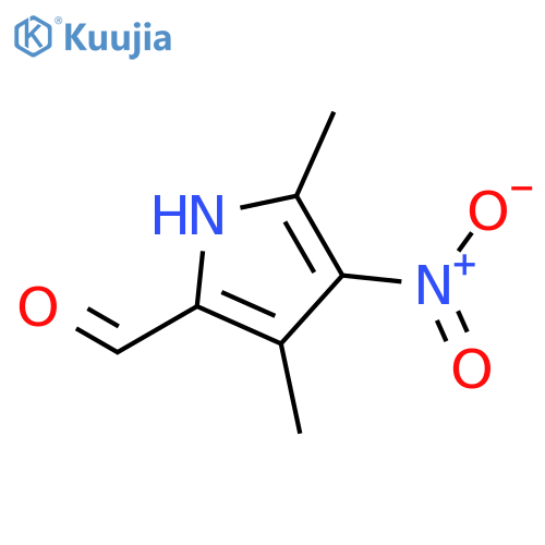 3,5-Dimethyl-4-nitro-1H-pyrrole-2-carbaldehyde structure