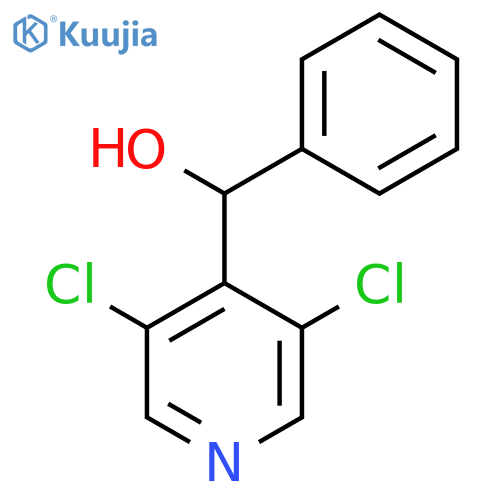 (3,5-Dichloropyridin-4-YL)(phenyl)methanol structure