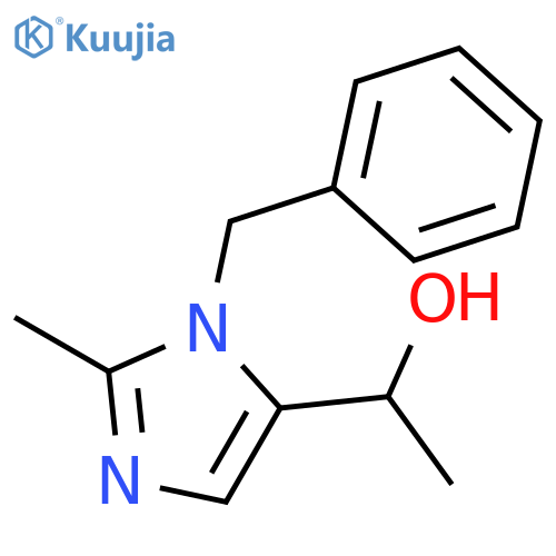 α,2-dimethyl-1-(phenylmethyl)-1H-Imidazole-5-methanol structure