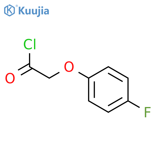 (4-fluorophenoxy)acetyl chloride structure