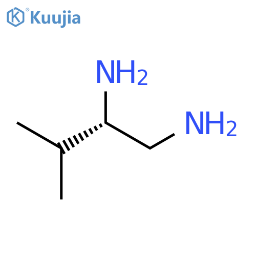 (2S)-3-methylbutane-1,2-diamine structure
