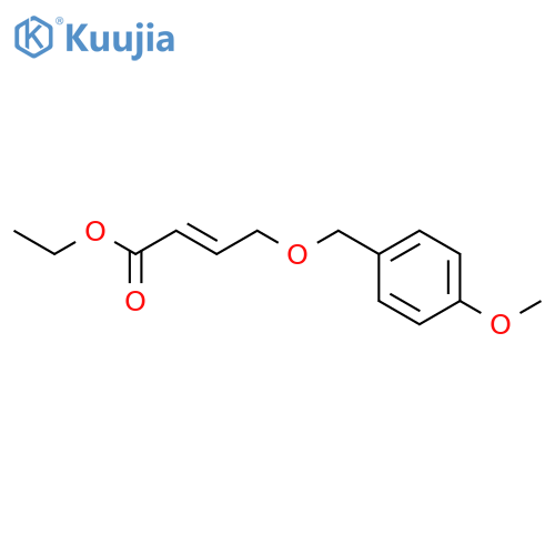 2-BUTENOIC ACID, 4-[(4-METHOXYPHENYL)METHOXY]-, ETHYL ESTER, (2E)- structure