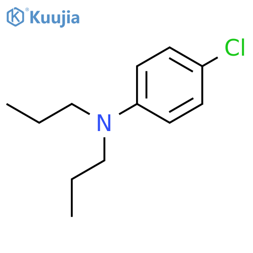 Benzenamine, 4-chloro-N,N-dipropyl- structure
