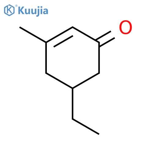5-Ethyl-3-methylcyclohex-2-enone structure