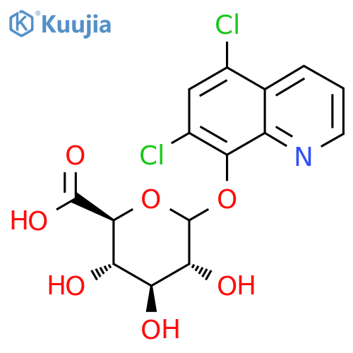 5,7-Dichloro-8-quinolinol Glucuronide structure