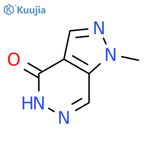 1-methyl-1H,4H,5H-pyrazolo3,4-dpyridazin-4-one structure