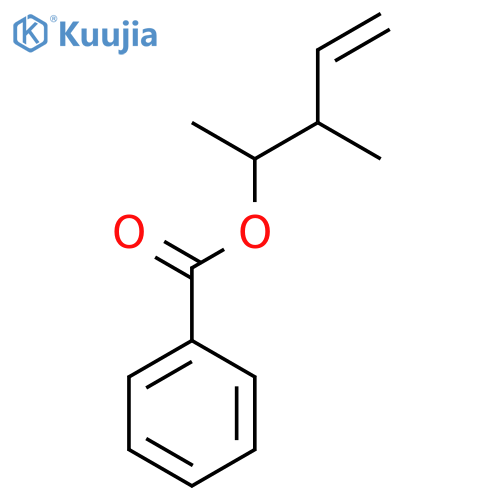 (2S,3S)-3-methylpent-4-en-2-yl benzoate structure