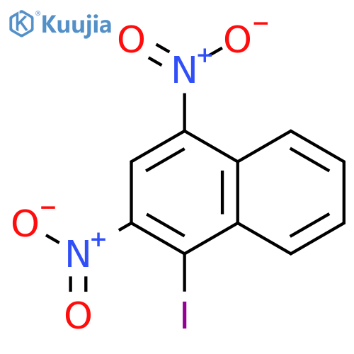 NAPHTHALENE, 1-IODO-2,4-DINITRO- structure