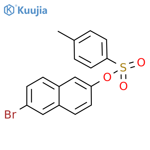6-bromo-2-naphthyl4-methylbenzenesulfonate structure