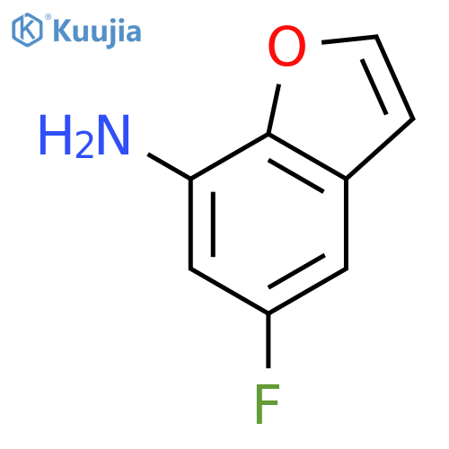 7-Benzofuranamine,5-fluoro- structure