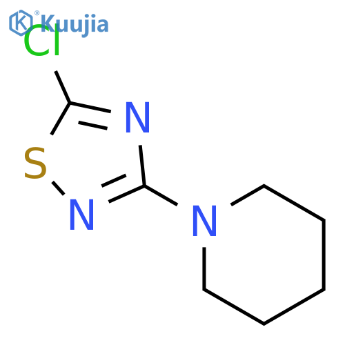 5-Chloro-3-(piperidin-1-yl)-1,2,4-thiadiazole structure