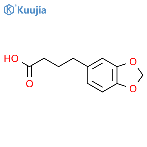 5-Butanoic Acid 1,3-Benzodioxole structure