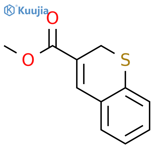 2H-1-Benzothiopyran-3-carboxylic acid, methyl ester structure