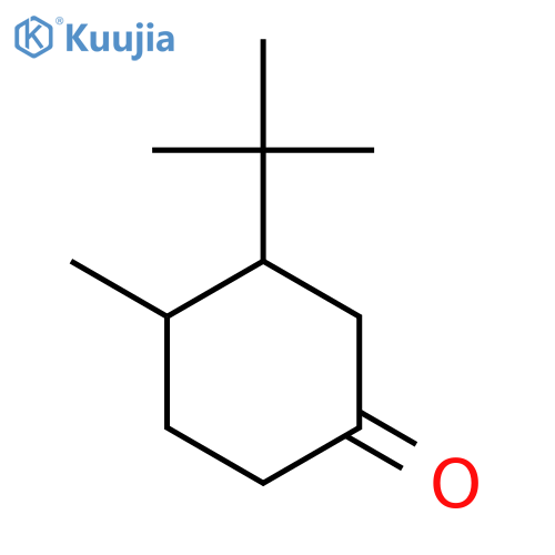 3-Tert-butyl-4-methylcyclohexan-1-one structure