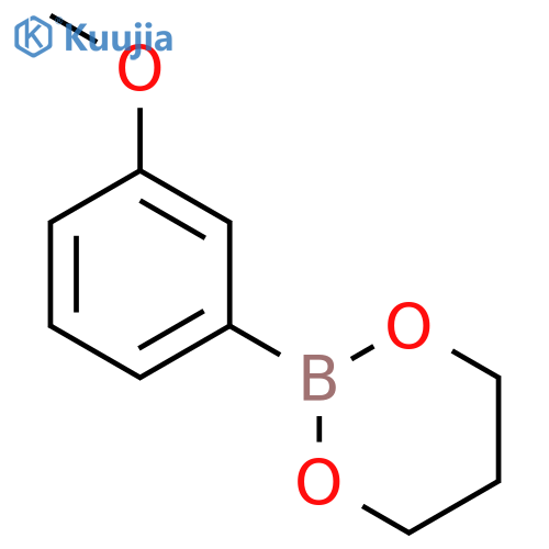 1,3,2-Dioxaborinane, 2-(3-methoxyphenyl)- structure