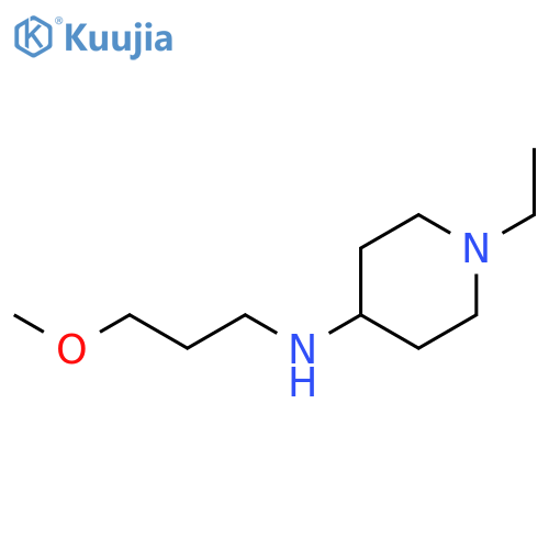 1-Ethyl-N-(3-methoxypropyl)piperidin-4-amine structure